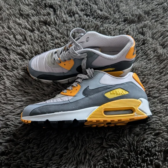 Nike | Shoes | Nike Air Max Gray And Yellow Sneakers | Poshmark display picture 1